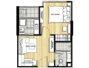 ให้เช่าคอนโด - Udelight3 Condo Near MRT Taopoon for rent : 1 Bedroom 31 sq.m on 16th floor with fully furnished and electrical appliance.Rental for 7,800 / M. only