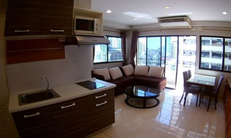 ให้เช่าอพาร์ทเม้นท์ / โรงแรม - เช่าคอนโด 1ห้องนอน 1ห้องน้ำ Saranjai Mansion (สราญใจ แมนชั่น) ขนาด 63 ตรม ชั้น 10