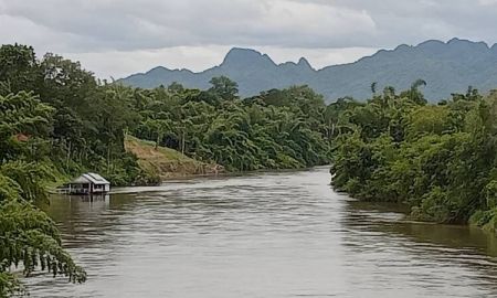ขายที่ดิน - ขายที่สวยดินติดแม่น้ำ เหมาะสำหรับทำรีสอร์ทติดแม่น้ำ อำเภอไทรโยค กาญจนบุรี